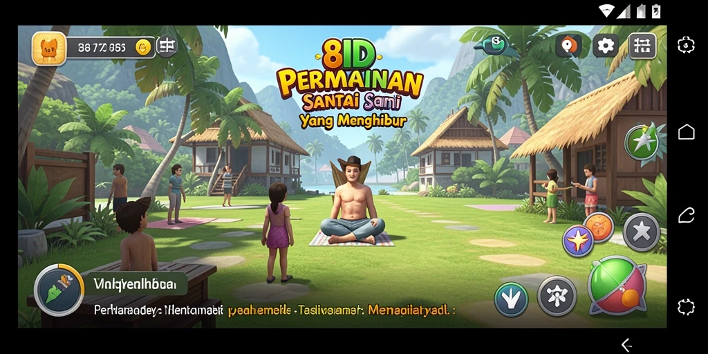 Screenshot gameplay 8ID menampilkan keseruan permainan santai.