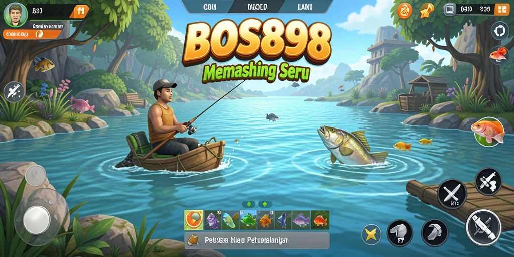 Tampilan gameplay seru dengan momen menangkap ikan di <strong>BOS898</strong>.