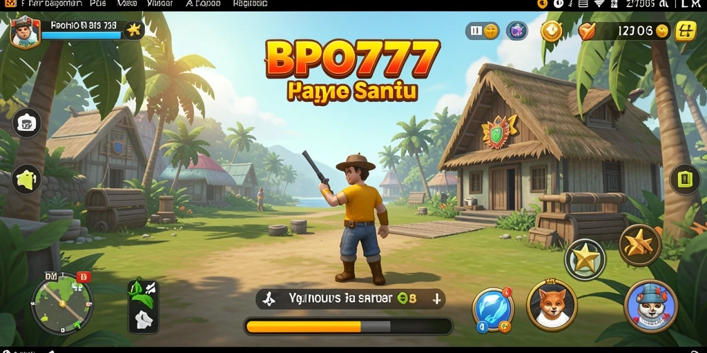 Tampilan gameplay BPO777 yang menyenangkan dan penuh warna.