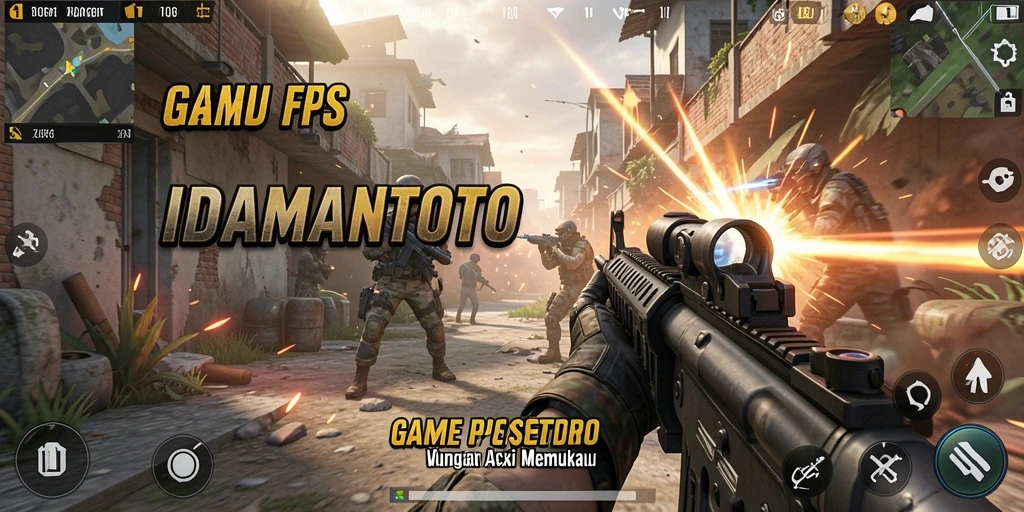 Screenshot gameplay IDAMANTOTO dengan aksi menegangkan.