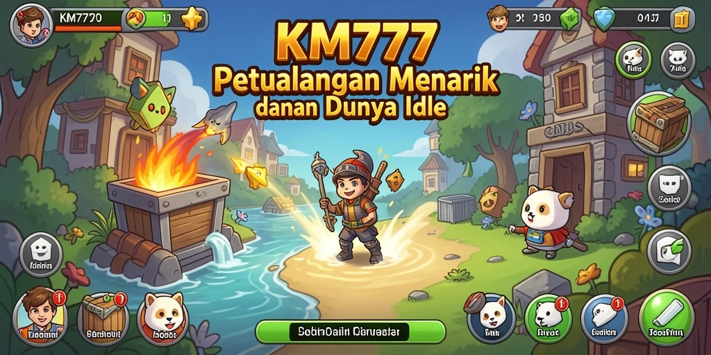 Tangkapan layar dari gameplay KM777 yang seru dan interaktif.