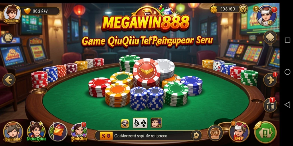 Tampilan gameplay seru di MEGAWIN888 QiuQiu.