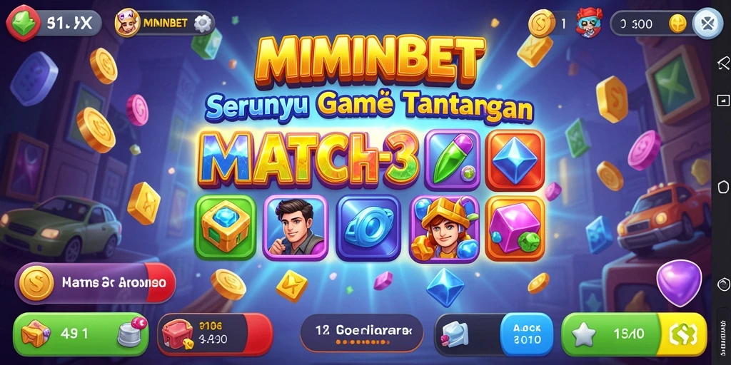 Gameplay MIMINBET yang seru dan penuh warna.