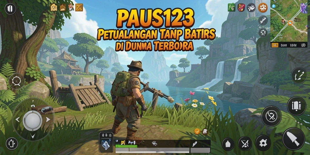 Menggambarkan petualangan seru di dunia terbuka PAUS123.