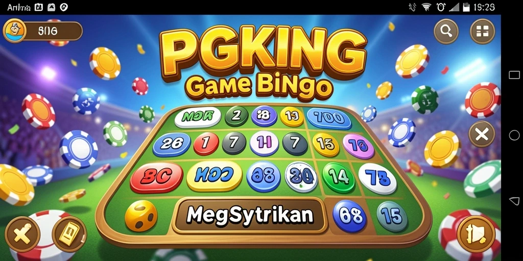 Tampilan menarik dari gameplay Bingo PGKING