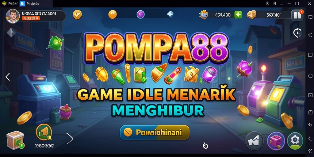 Tangkapan layar utama POMPA88 menampilkan aksi gameplay yang menarik dan interaktif.
