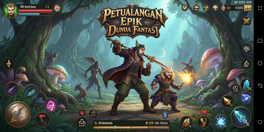 Tampilan gameplay RP62RP dengan dunia yang luas dan karakter mendebarkan.