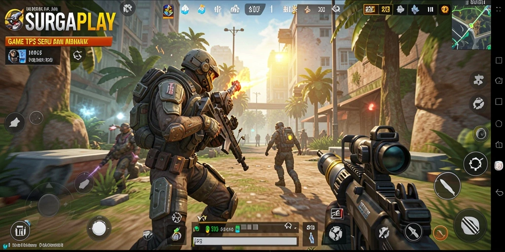 Tampilan gameplay mendebarkan dari SURGAPLAY dengan aksi seru.